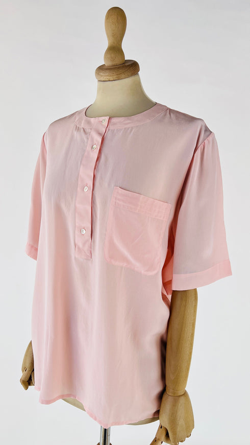 Camicia-polo in seta