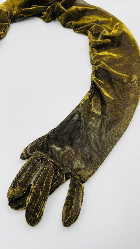 Longsleeve dorata con guanto