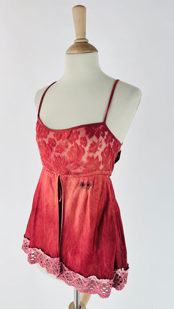 Top con pizzo ombré