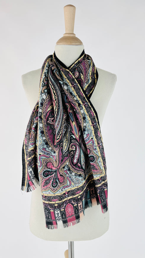 Foulard fantasia paisley