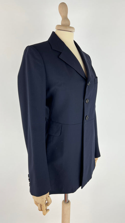 Blazer lana blu