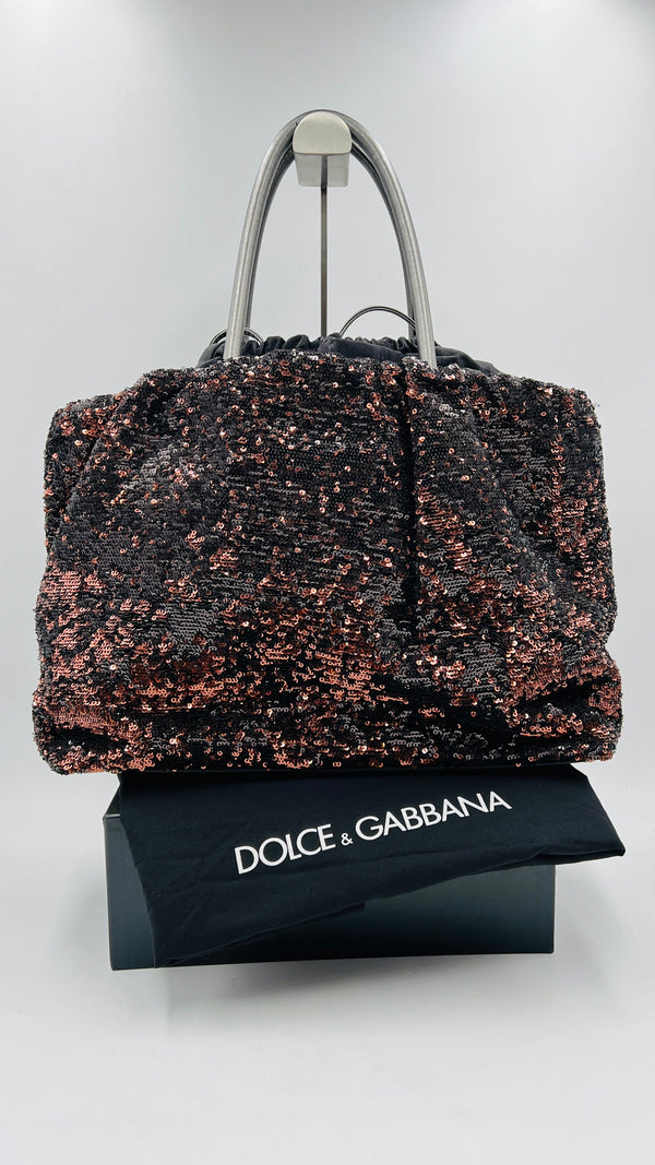 Shopping bag paillettes