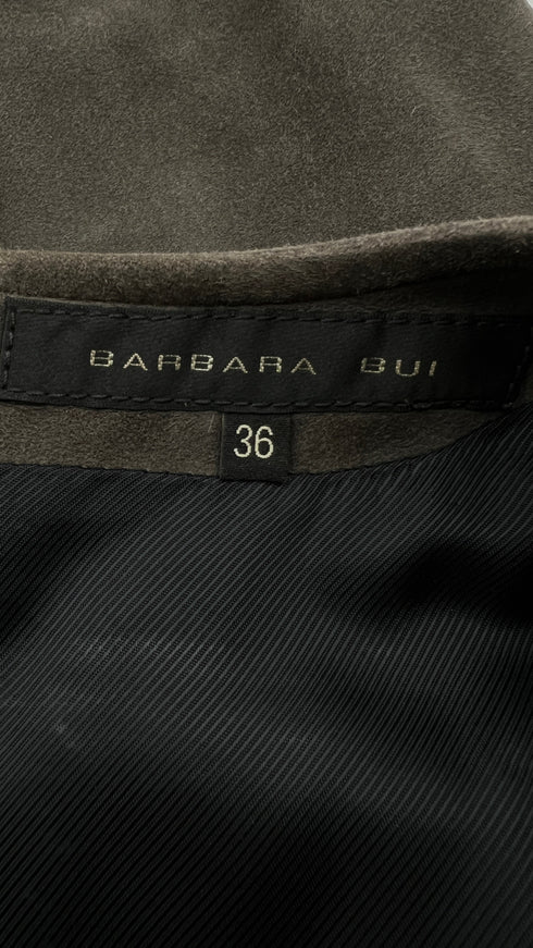 Abito smanicato suede