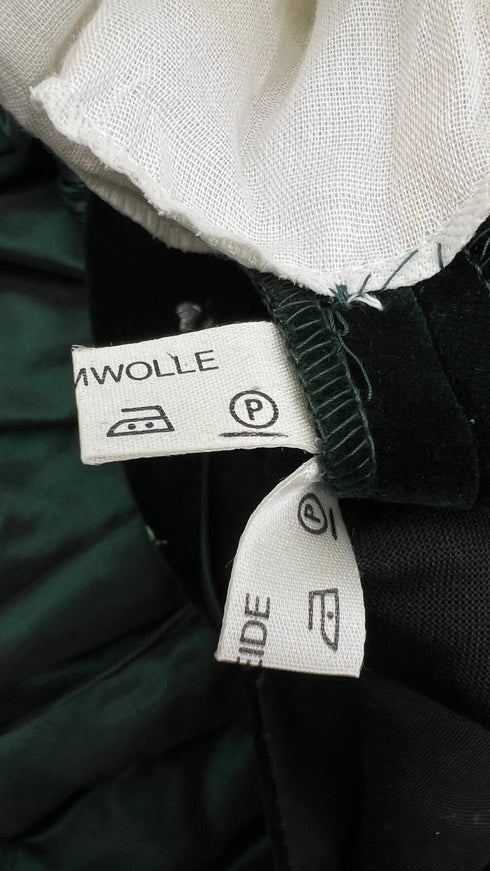 Abito lungo velluto a fiori