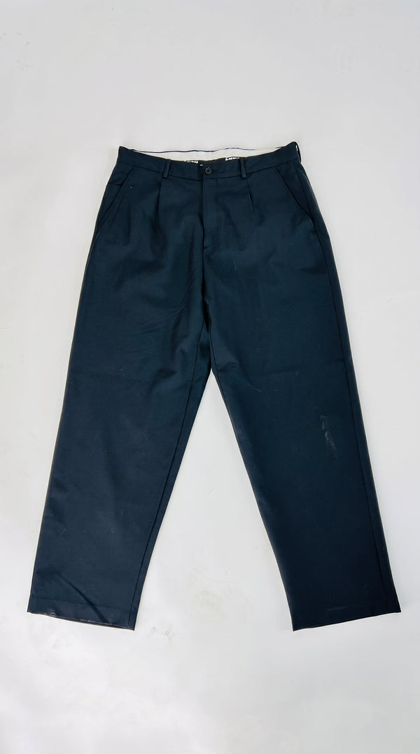Pantaloni nero gamba larga