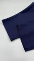 Pantaloni blu gamba larga