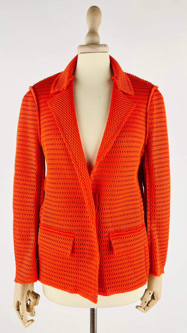 Blazer in mesh sfoderato