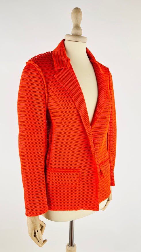 Blazer in mesh sfoderato