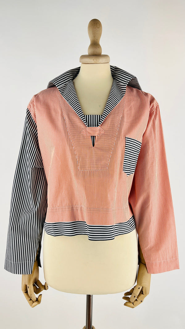 Maglia corta a righe