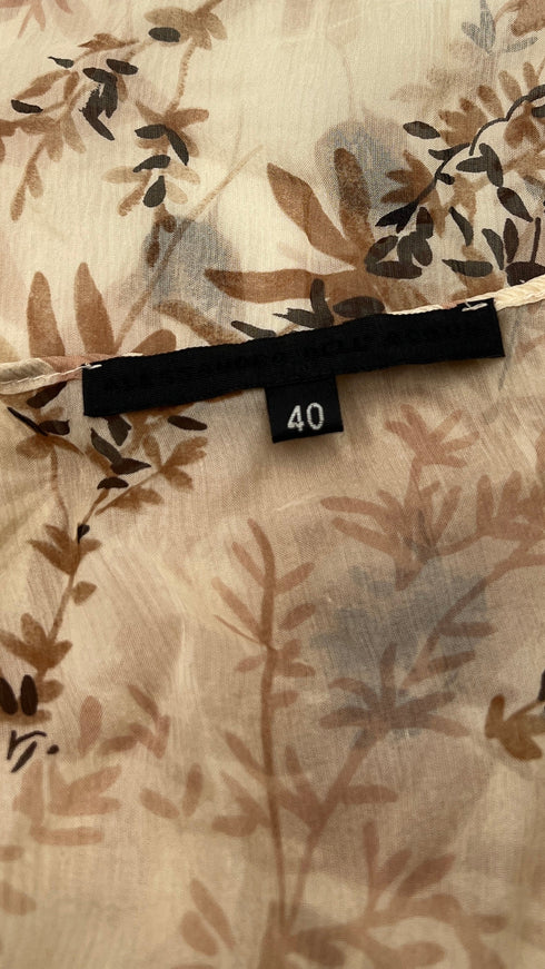 Blusa seta fiori