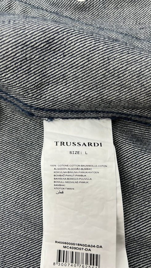 Giacca jeans con cartellino
