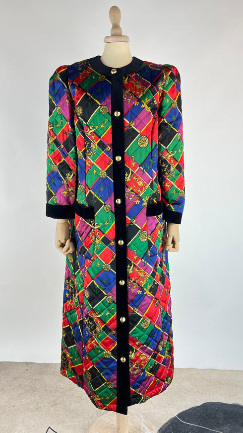 Soprabito lungo multicolor