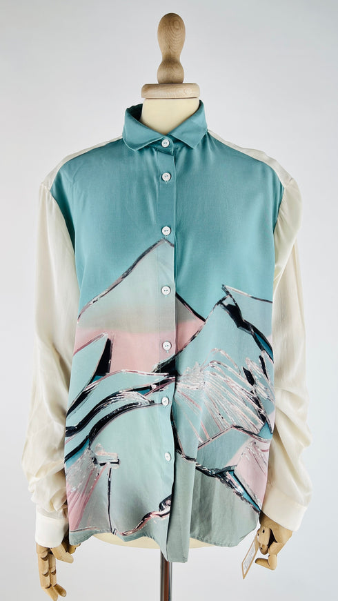 Camicia fantasia astratta