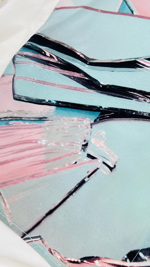 Camicia fantasia astratta