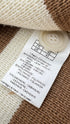 Cardigan righe cartellino