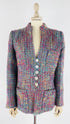 Giacca tweed multicolor
