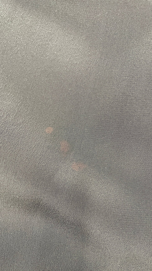 Abito mini in seta nera