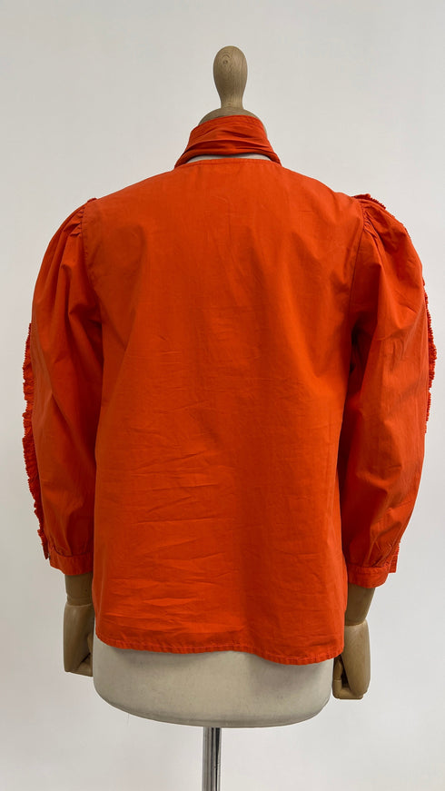 Top collo fiocco
