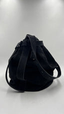 Borsa nabuk nero Moschino