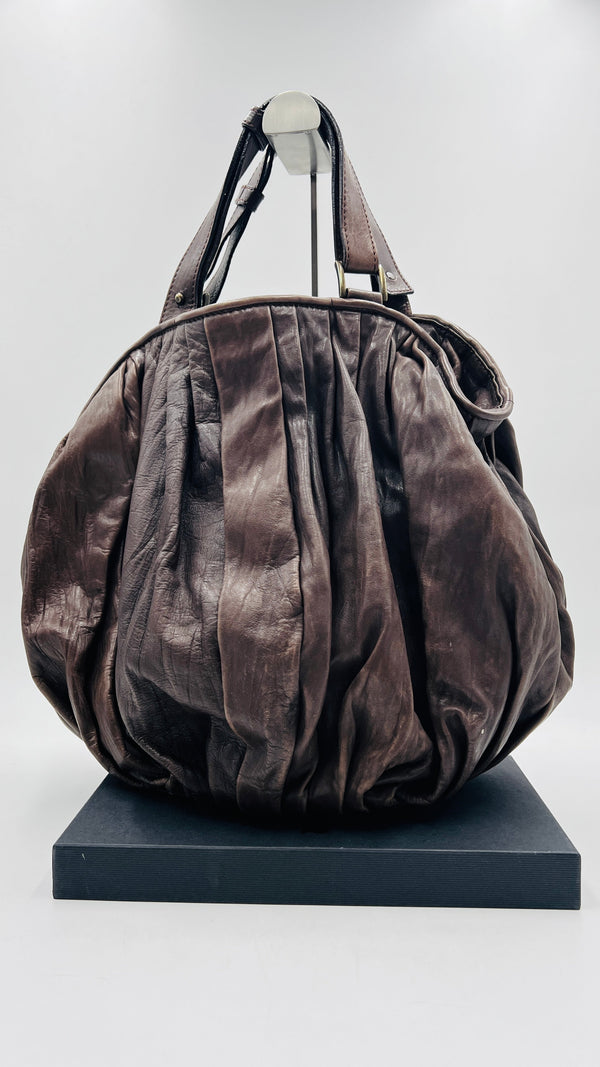 Borsa a mano in pelle