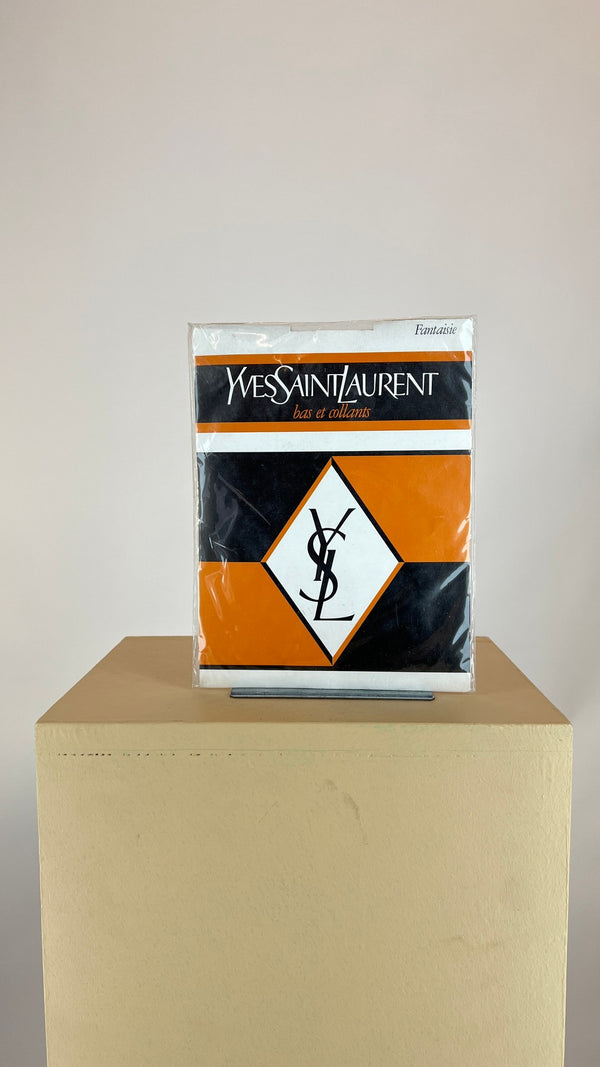 Yves Saint Laurent calze vintage con logo